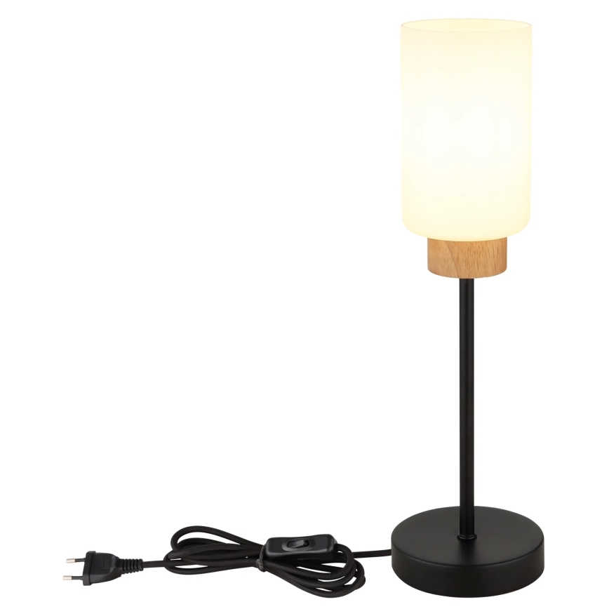 Globo - Asztali lámpa 1xE27/60W/230V fekete/fehér