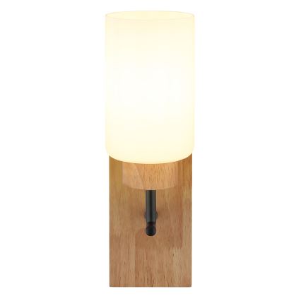 Globo - Fali lámpa 1xE27/60W/230V tölgy/fehér