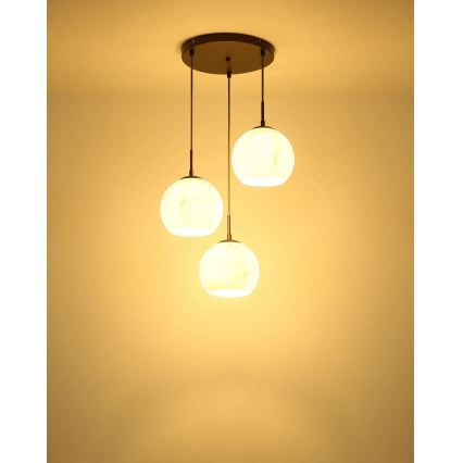 Globo - Zsinóros csillár 3xE27/60W/230V átm. 42,5 cm
