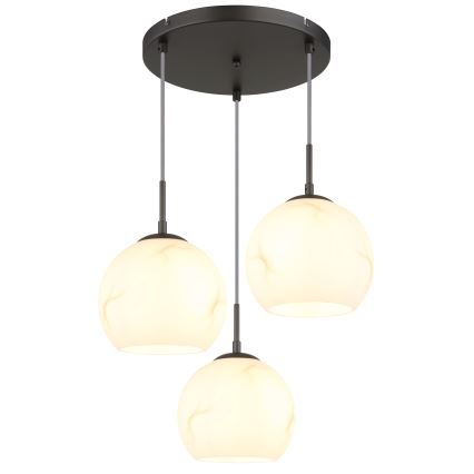 Globo - Zsinóros csillár 3xE27/60W/230V átm. 42,5 cm