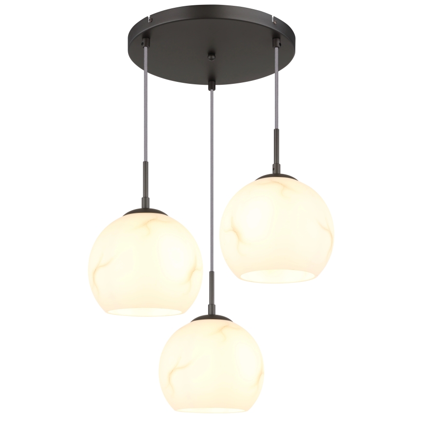 Globo - Zsinóros csillár 3xE27/60W/230V átm. 42,5 cm