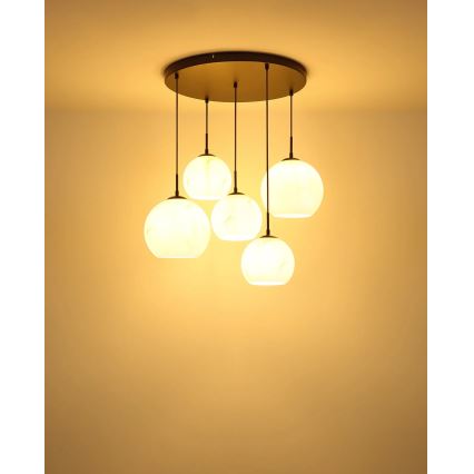 Globo - Kábelcsillár 5xE27/60W/230V Ø 75 cm