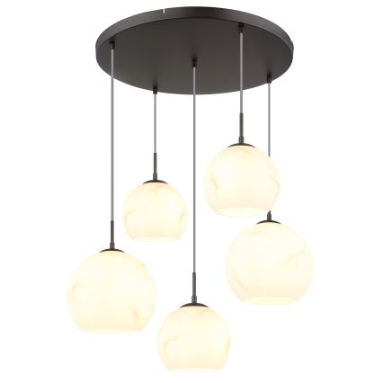 Globo - Kábelcsillár 5xE27/60W/230V Ø 75 cm