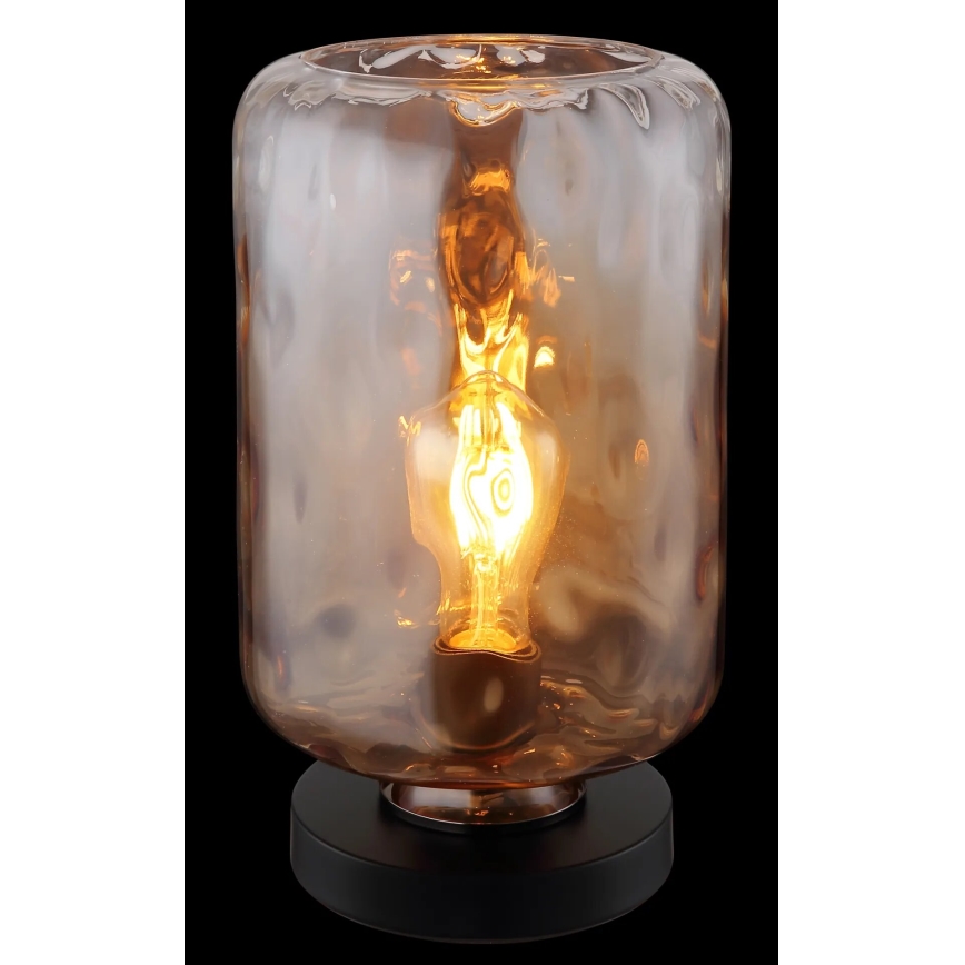 Globo - Asztali lámpa 1xE27/60W/230V barna