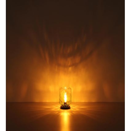 Globo - Asztali lámpa 1xE27/60W/230V zöld