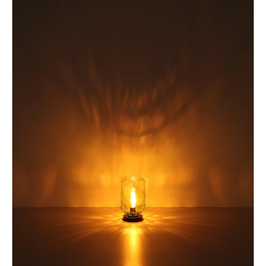 Globo - Asztali lámpa 1xE27/60W/230V zöld