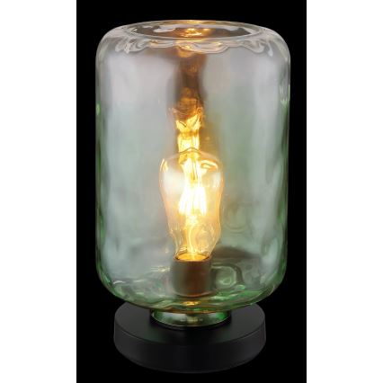 Globo - Asztali lámpa 1xE27/60W/230V zöld