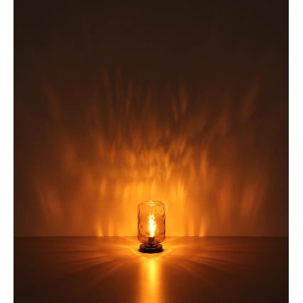 Globo - Asztali lámpa 1xE27/60W/230V szürke