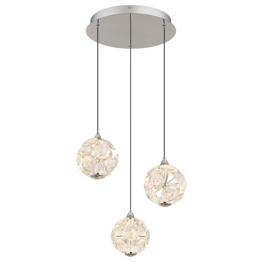 Globo - LED kábelre függesztett csillár LED/24W/230V