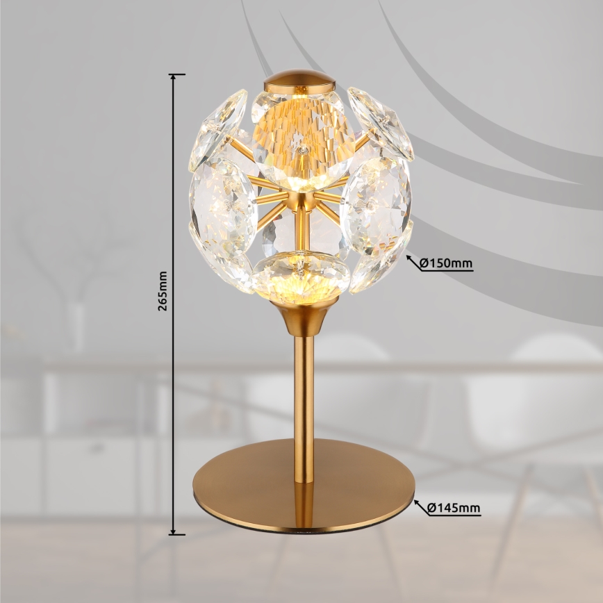 Globo - LED asztali lámpa LED/8W/230V 3000K aranyszínű