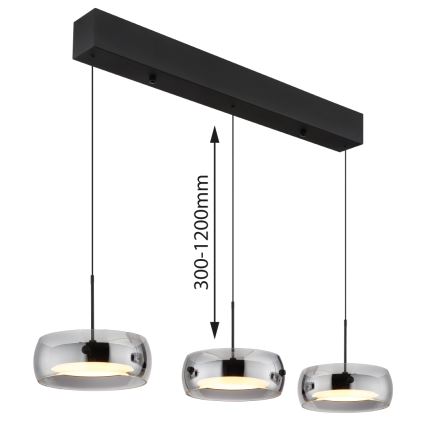 Globo - kábelen függő LED csillár LED/30W/230V 3000K