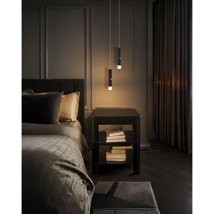 Globo - LED érintéses, dimmelhető, tölthető 2 az 1-ben lámpa LED/2W/230/5V fekete