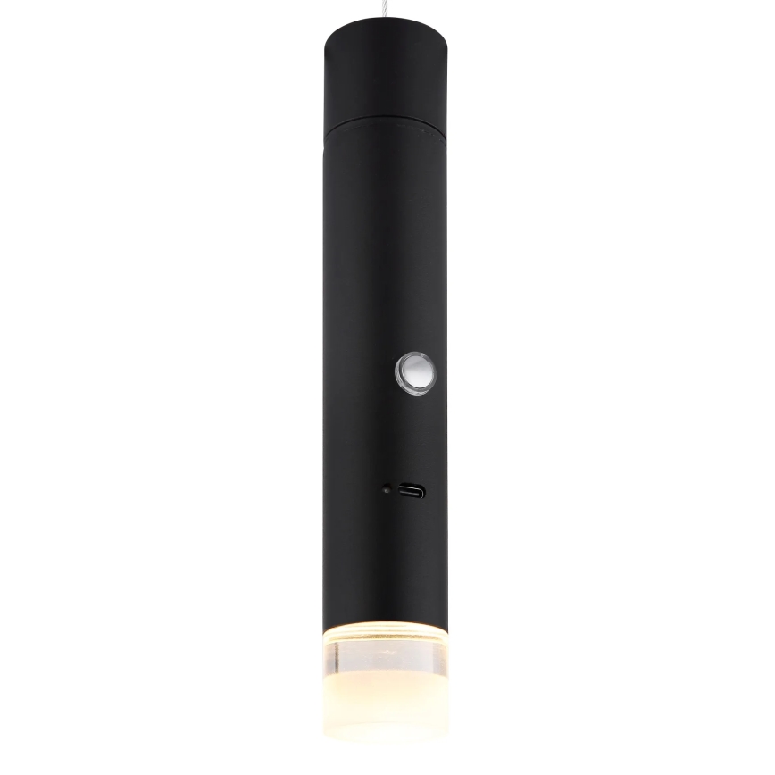 Globo - LED érintéses, dimmelhető, tölthető 2 az 1-ben lámpa LED/2W/230/5V fekete