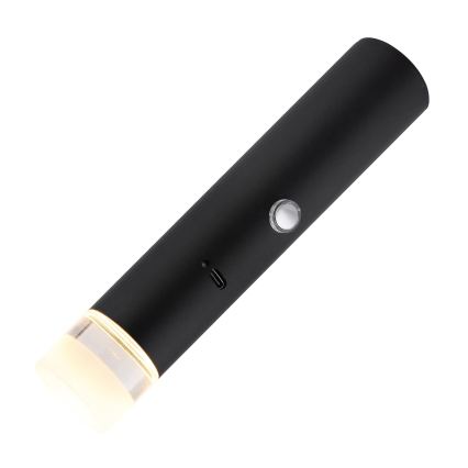 Globo - LED érintéses, dimmelhető, tölthető 2 az 1-ben lámpa LED/2W/230/5V fekete