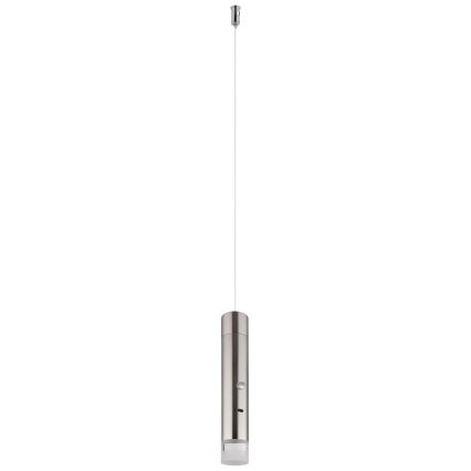Globo - LED dimmelhető, érintésvezérlésű tölthető lámpa 2 az 1-ben LED/2W/230/5V matt króm