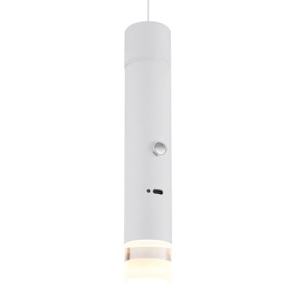 Globo - LED fényerőszabályozható érintős tölthető lámpa 2 az 1-ben LED/2W/230/5V fehér