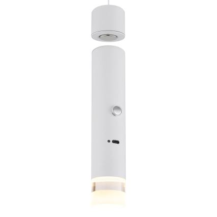 Globo - LED fényerőszabályozható érintős tölthető lámpa 2 az 1-ben LED/2W/230/5V fehér