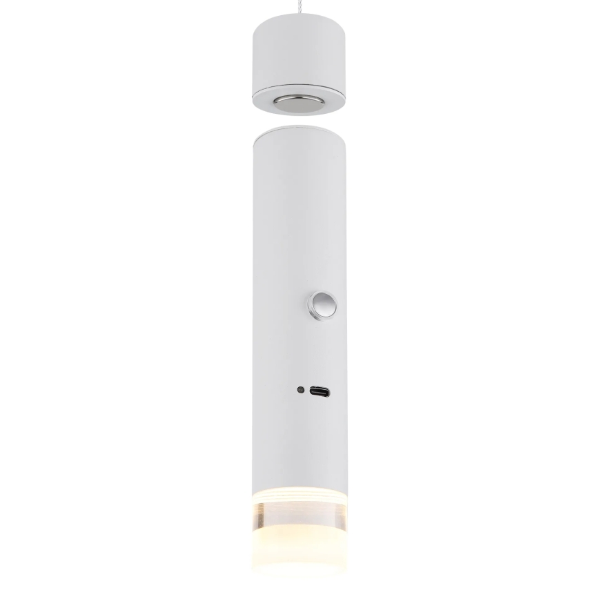 Globo - LED fényerőszabályozható érintős tölthető lámpa 2 az 1-ben LED/2W/230/5V fehér