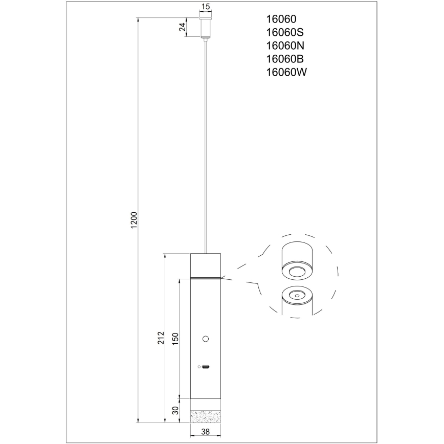 Globo - LED fényerőszabályozható érintős tölthető lámpa 2 az 1-ben LED/2W/230/5V fehér