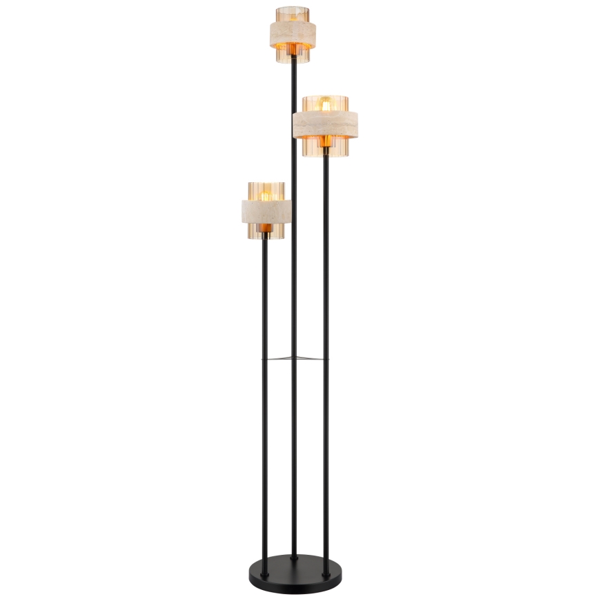 Globo - Állólámpa 3xE27/40W/230V travertin