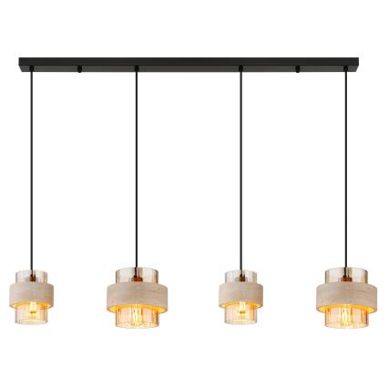 Globo - Zsinóros csillár 4xE27/40W/230V