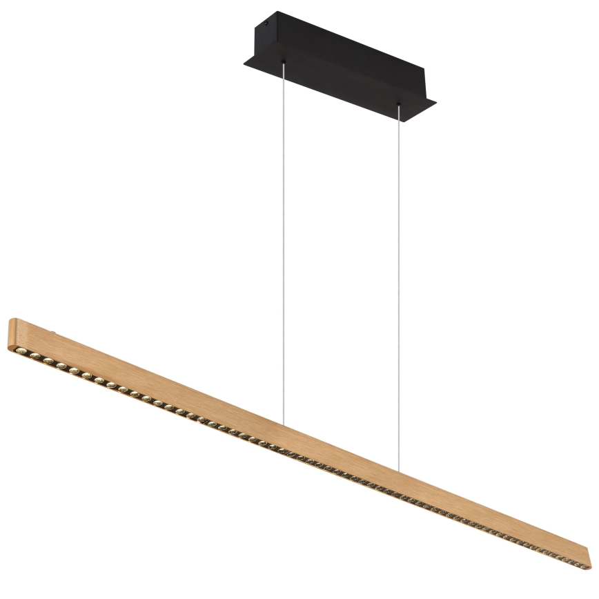 Globo - LED érintéssel dimmelhető, kábelre függesztett csillár LED/43W/230V 4000K sárgaréz