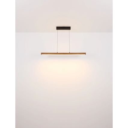 Globo - LED érintéssel dimmelhető csillár kábelen LED/24W/230V + LED/3W 3000K barna