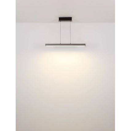 Globo - LED dimmelhető, érintésvezérelt, kábeles függeszték LED/39W/230V 2700/4000/6000K szürke