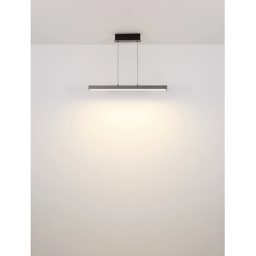 Globo - LED dimmelhető, érintésvezérelt, kábeles függeszték LED/39W/230V 2700/4000/6000K szürke