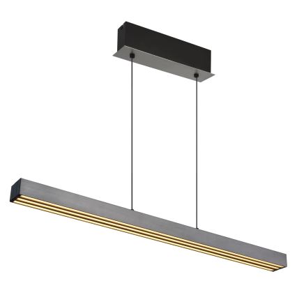 Globo - LED dimmelhető, érintésvezérelt, kábeles függeszték LED/39W/230V 2700/4000/6000K szürke