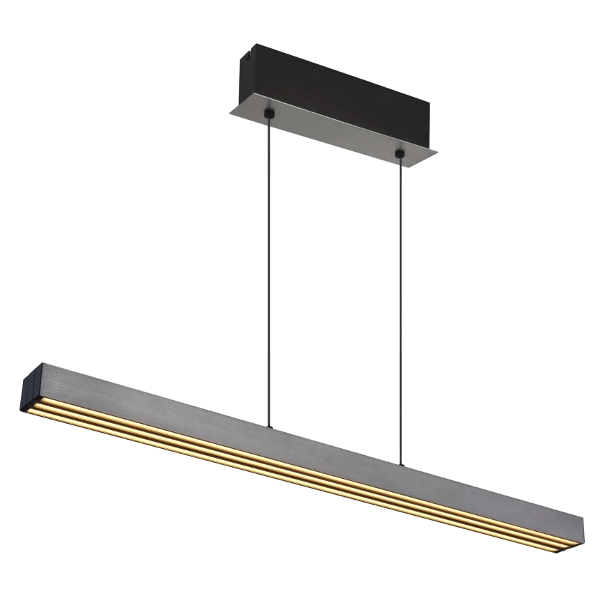 Globo - LED dimmelhető, érintésvezérelt, kábeles függeszték LED/39W/230V 2700/4000/6000K szürke