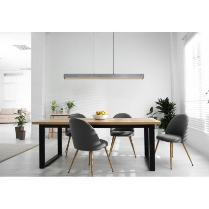Globo - LED dimmelhető érintésvezérelt függeszték kábellel LED/39W/230V 2700/4000/6000K matt króm