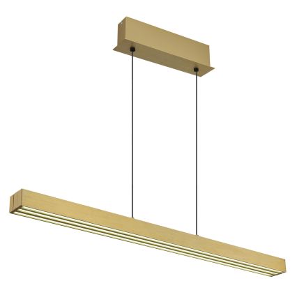 Globo - LED érintésre dimmelhető kábeles csillár LED/39W/230V 2700/4000/6000K sárgaréz