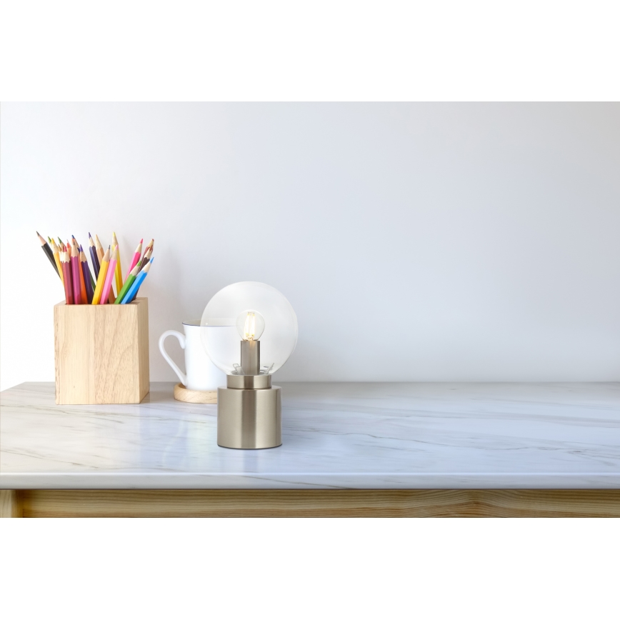Globo - Asztali lámpa 1xE14/25W/230V fényezett króm