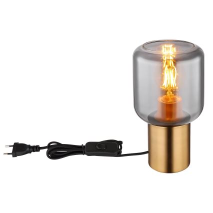 Globo - Asztali lámpa 1xE27/40W/230V réz