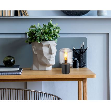 Globo - Asztali lámpa 1xE27/40W/230V fekete