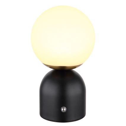 Globo - LED Dimmelhető érintős asztali lámpa LED/2,5W/3,7V 2700/4000/65000K 1800 mAh USB fekete