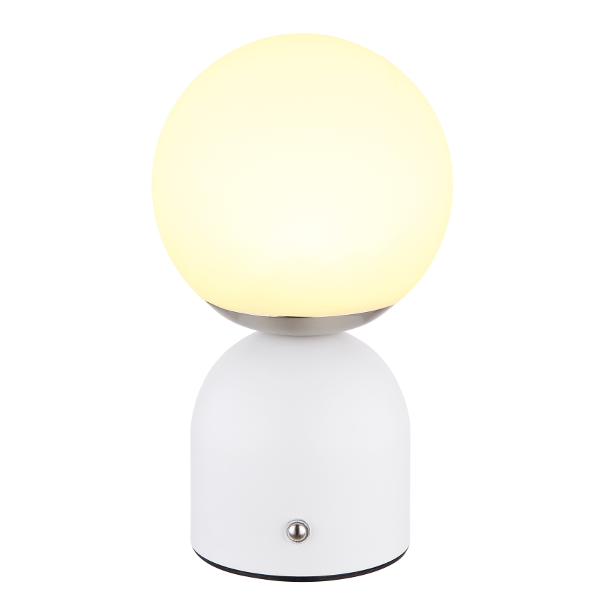 Globo - LED érintős asztali lámpa, állítható fényerővel LED/2,5W/3,7V 2700/4000/6500K 1800 mAh USB fehér