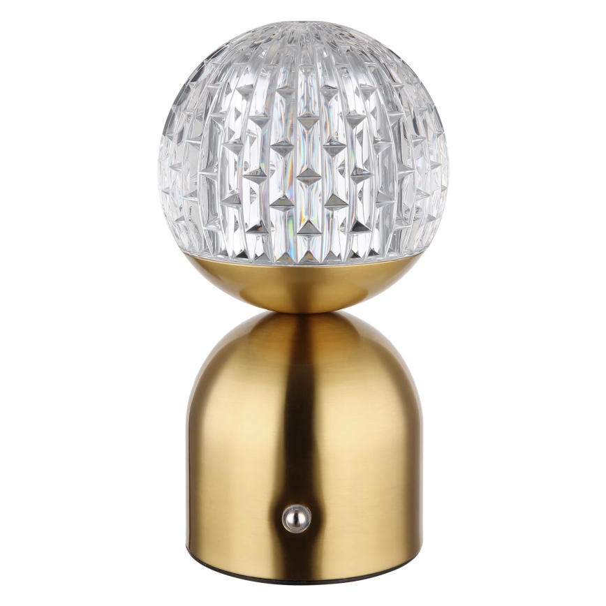 Globo - LED Dimmelhető érintős asztali lámpa LED/2,5W/3,7V 2700/4000/6500K 1800 mAh USB réz