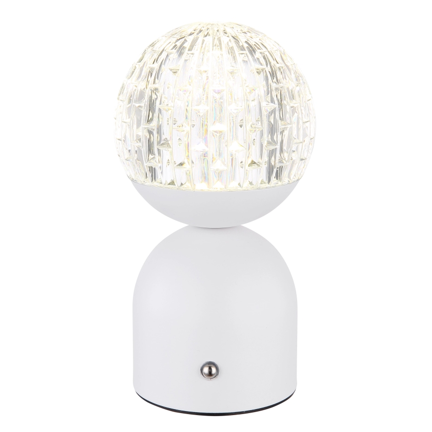 Globo - LED Dimmelhető érintős asztali lámpa LED/2,5W/3,7V 2700/4000/65000K 1800 mAh USB fehér