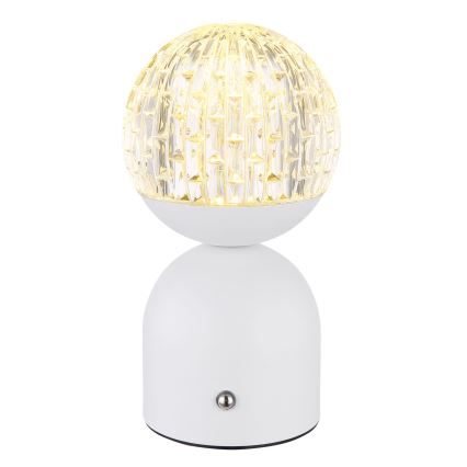 Globo - LED Dimmelhető érintős asztali lámpa LED/2,5W/3,7V 2700/4000/65000K 1800 mAh USB fehér