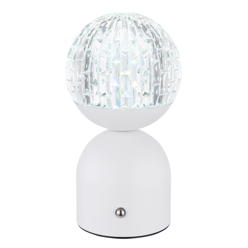 Globo - LED Dimmelhető érintős asztali lámpa LED/2,5W/3,7V 2700/4000/65000K 1800 mAh USB fehér