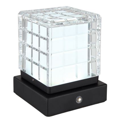 Globo - LED Dimmelhető érintős asztali lámpa LED/2,5W/3,7V 2700K/4000K/6500K 1800 mAh USB fekete