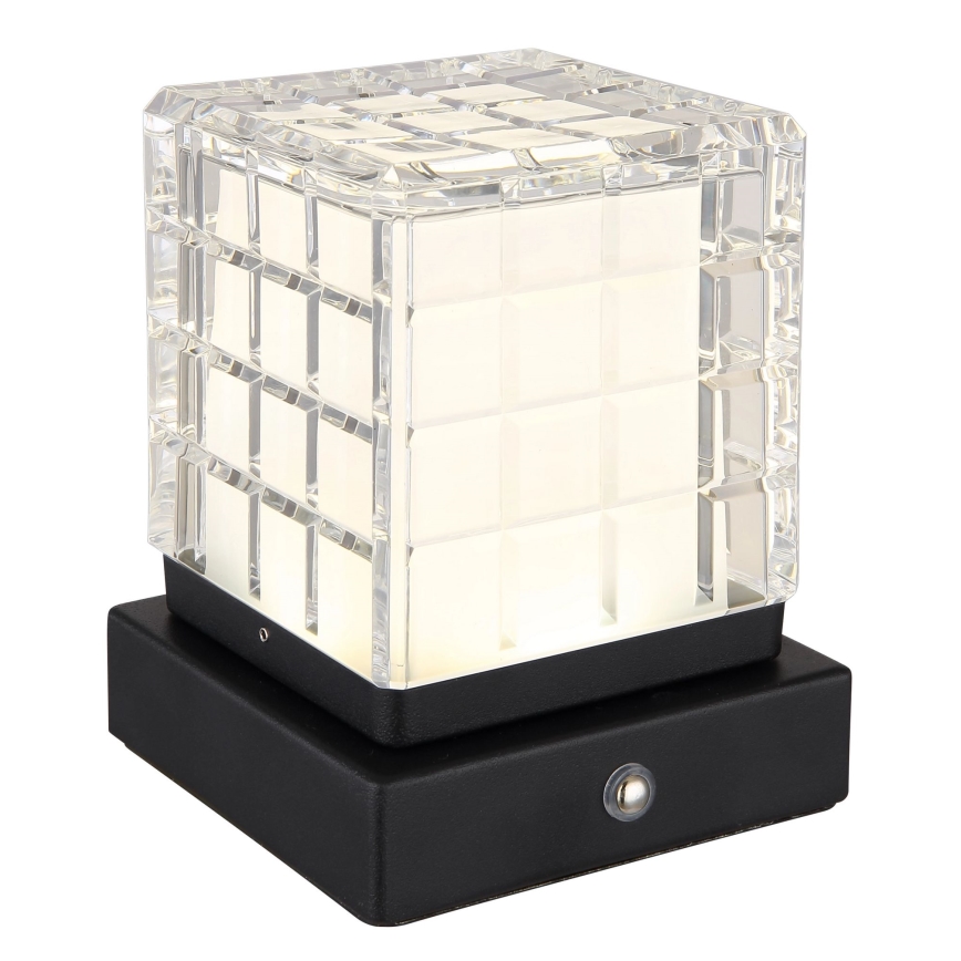 Globo - LED Dimmelhető érintős asztali lámpa LED/2,5W/3,7V 2700K/4000K/6500K 1800 mAh USB fekete