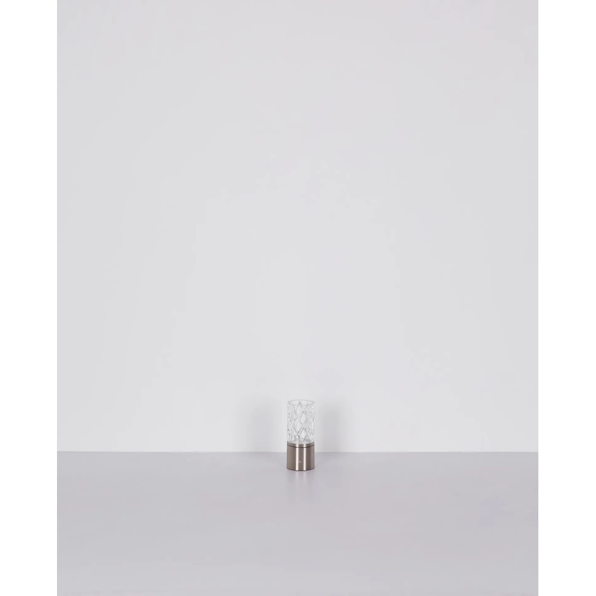 Globo - LED érintős asztali lámpa, állítható fényerővel LED/2,5W/3,7V 2700K/4000K/6500K 1800 mAh USB matt króm