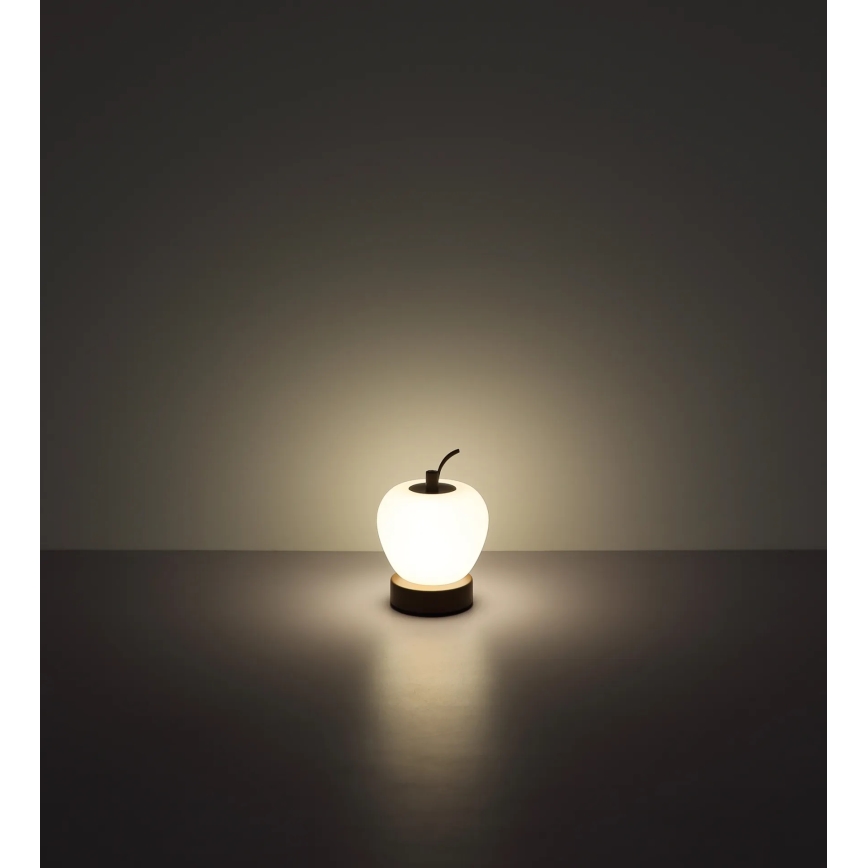 Globo - LED Dimmelhető érintős asztali lámpa LED/2W/3,7V 2700K/4000K/6500K 1200 mAh USB barna