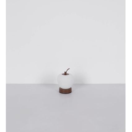 Globo - LED Dimmelhető érintős asztali lámpa LED/2W/3,7V 2700K/4000K/6500K 1200 mAh USB barna