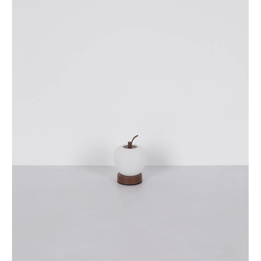 Globo - LED Dimmelhető érintős asztali lámpa LED/2W/3,7V 2700K/4000K/6500K 1200 mAh USB barna