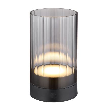 Globo - LED kültéri dimmelhető újratölthető érintős asztali lámpa LED/2W/3,7V 2700/4000/6500K 1200mAh IP44 szürke