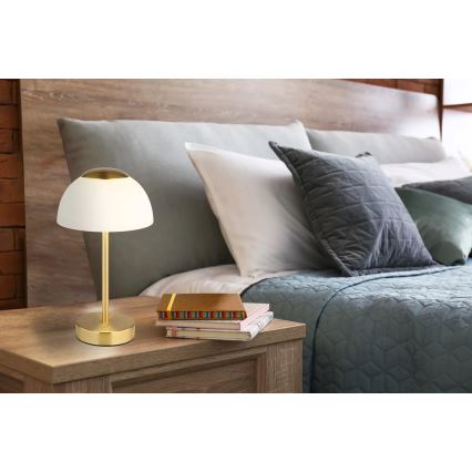 Globo - LED Dimmelhető újratölthető asztali lámpa LED/2,5W/5V 1800mAh 2700K/4000K/6500K réz